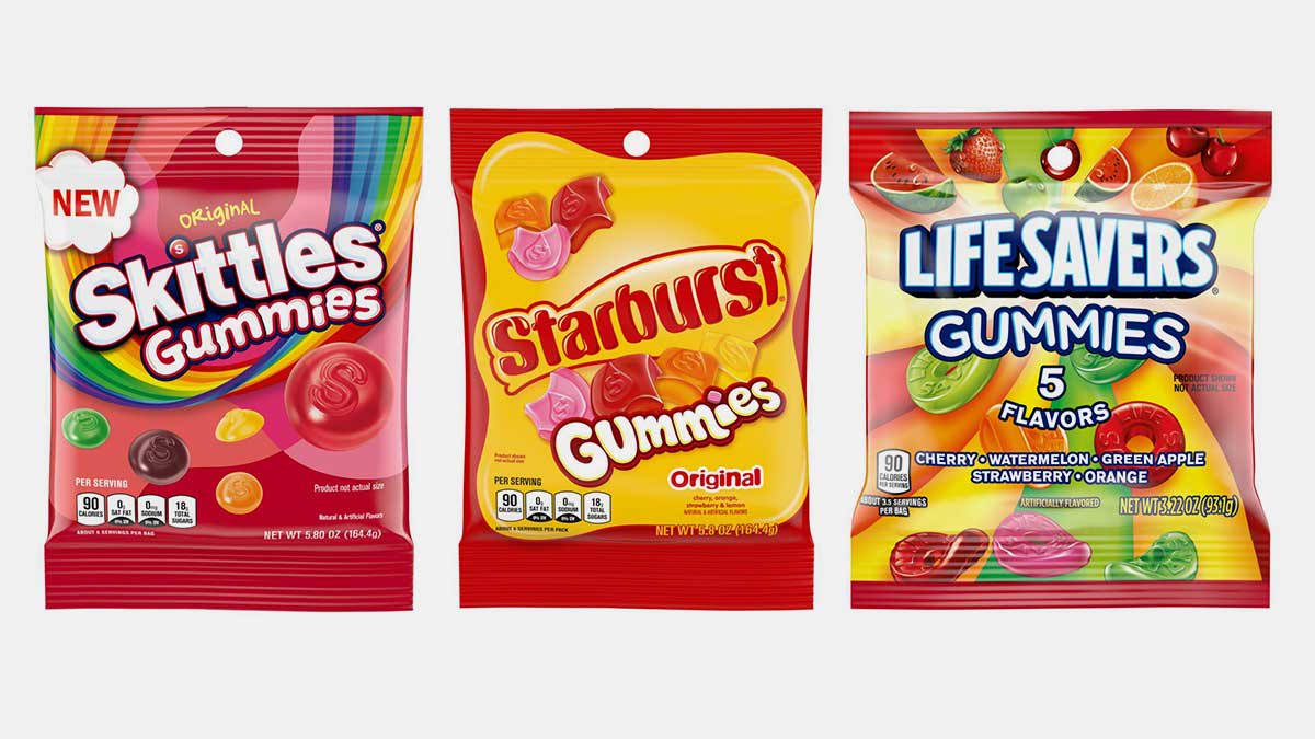 Recalled Skittles, Starburst and Lifesavers gummy candy