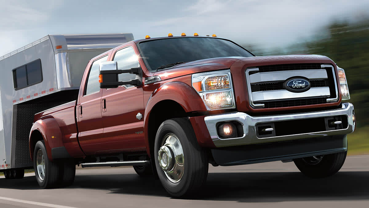 2016 Ford F450 trailering