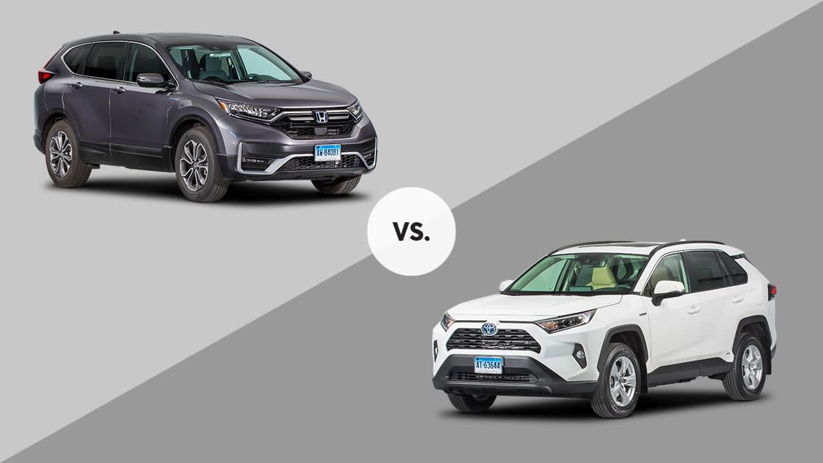 Honda CR-V vs. Toyota RAV4 Hybrid SUV Face-Off - Consumer Reports