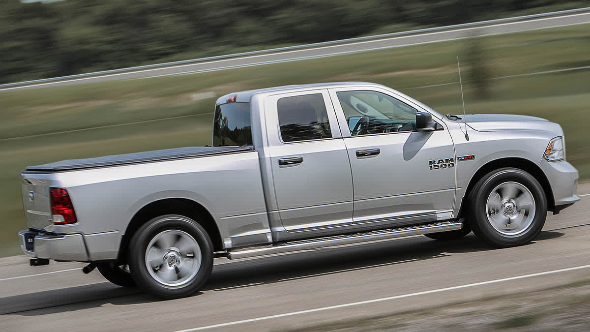 2018 Ram 1500 pickup truck with diesel engine