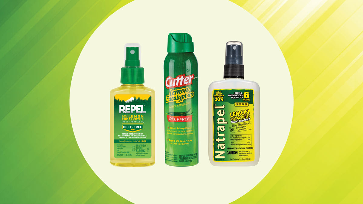 Repel Lemon Eucalyptus Insect Repellent2, Cutter Lemon Eucalyptus Insect Repellent Aerosol and Natrapel Lemon Eucalyptus Insect Repellent Pump