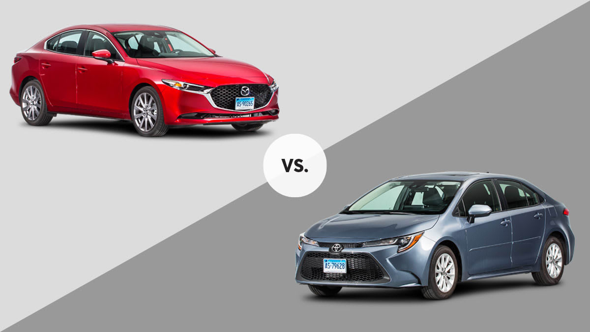 Mazda 3 and Toyota Corolla