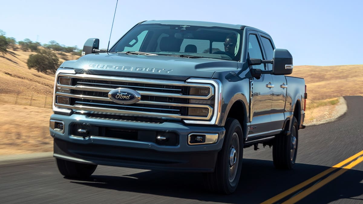 2023 Ford Super Duty F-350 driving