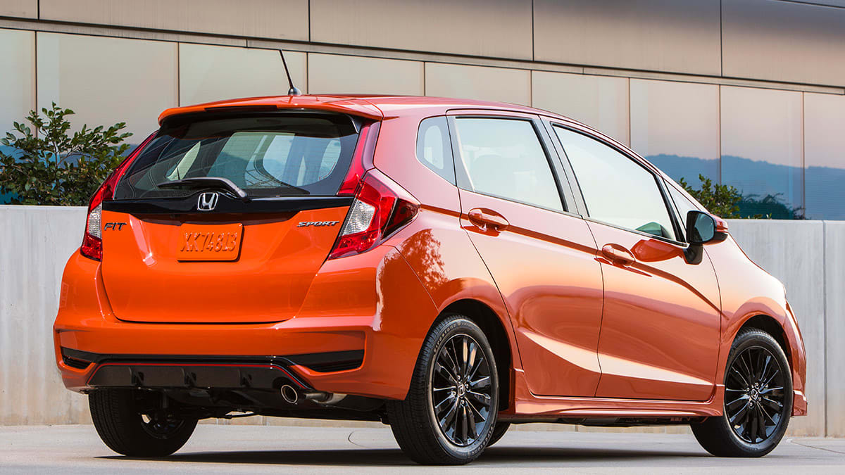 2020 Honda Fit Sport, rear
