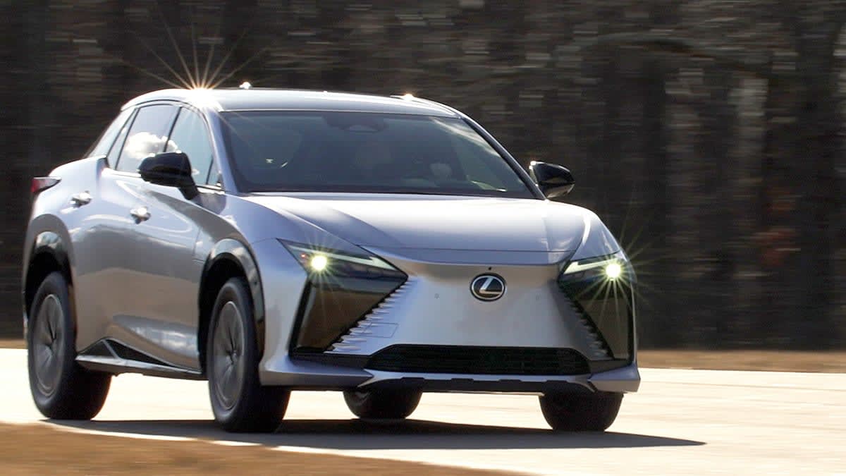 Talking Cars 403: Driving the Lexus RZ 450e - Consumer Reports