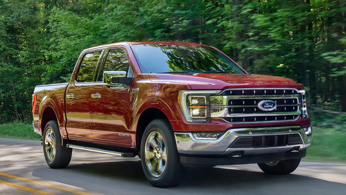 2021 Ford F-150 driving