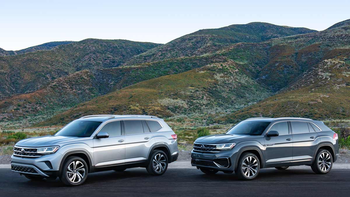 2021 Atlas and a 2020 Atlas Cross Sport