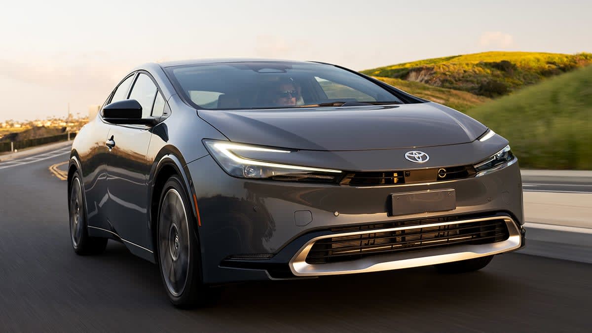 2023 Toyota Prius Prime driving