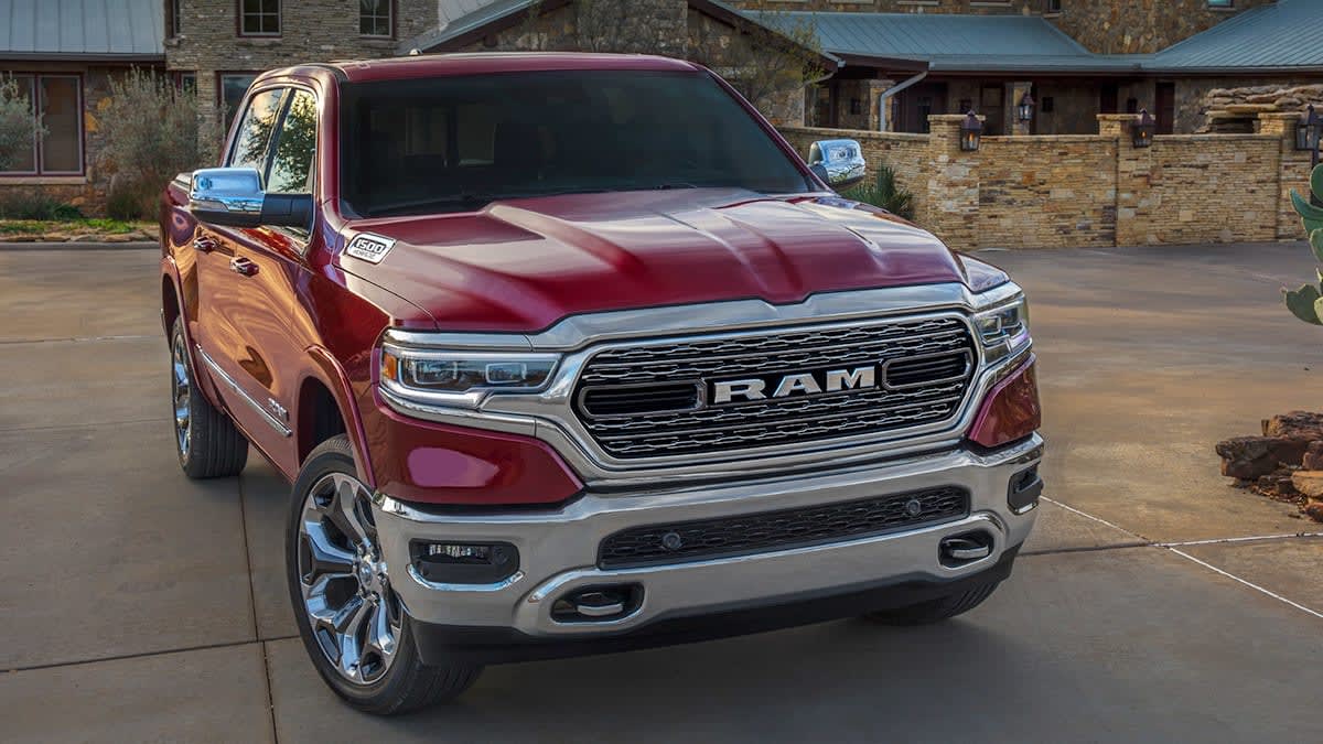 2021 Ram 1500 Limited near a house