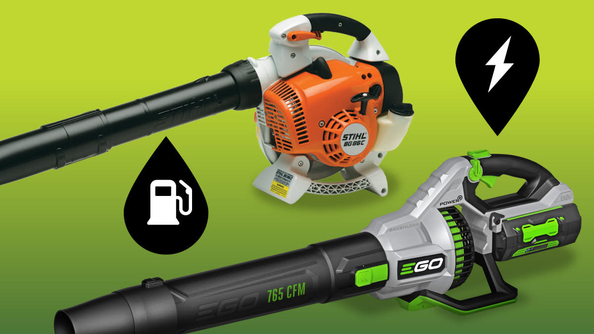 Gas vs. Electric Leaf Blower Which Is Better? Consumer Reports