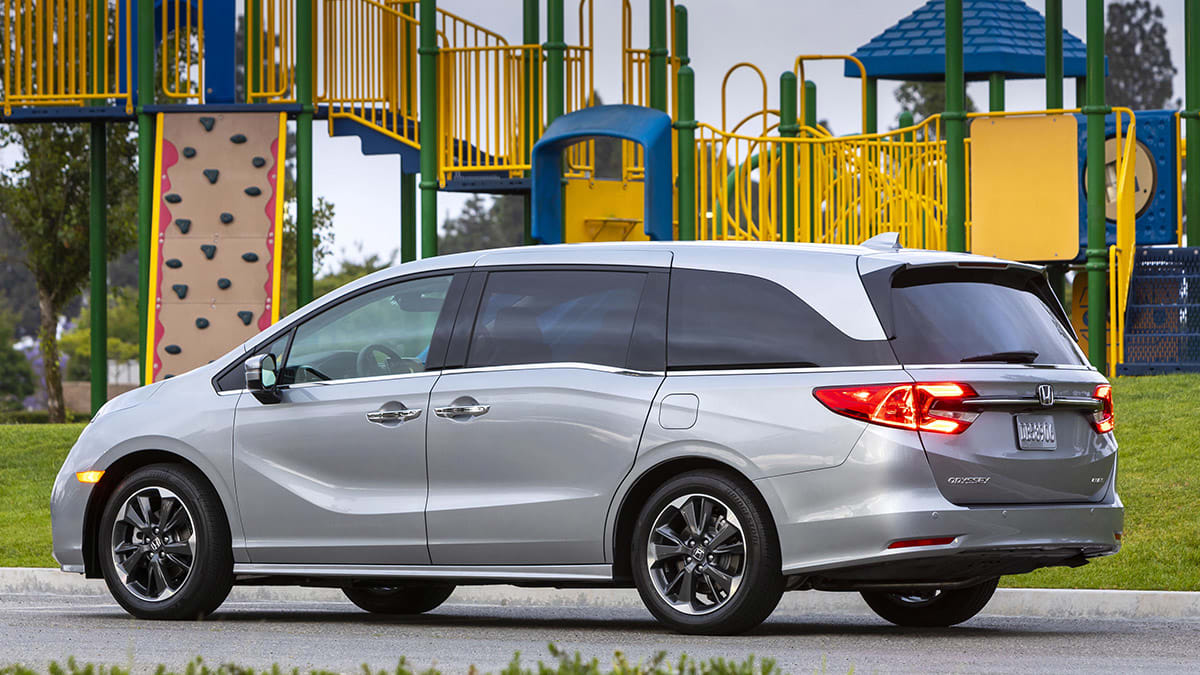 2021 Honda Odyssey rear at playground