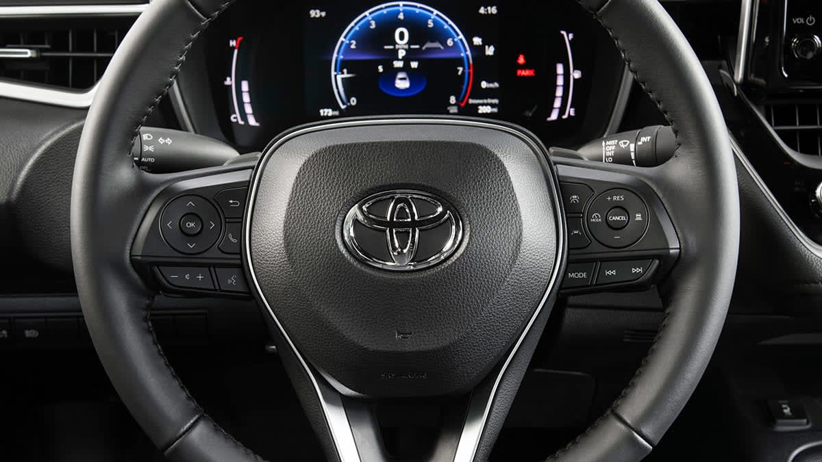 2023 Toyota Corolla XSE steering wheel
