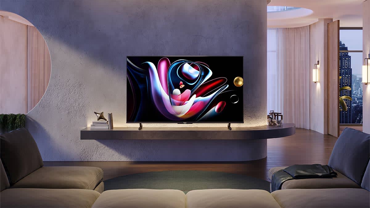 Hisense TV in living room
