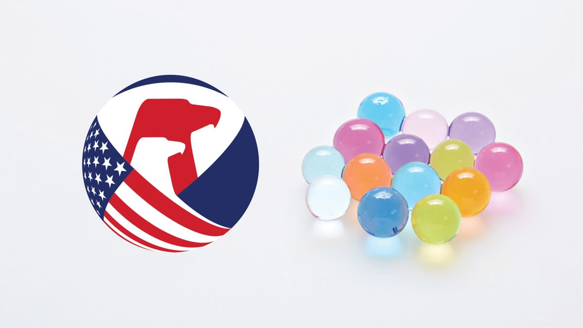 CPSC (Consumer Product Safety Commission) logo next to water beads