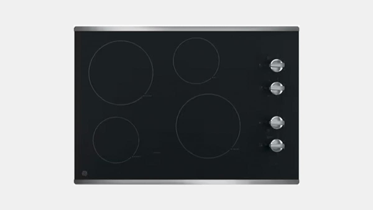 Recalled GE electric radiant cooktop, model no. JP3030SJ4SS