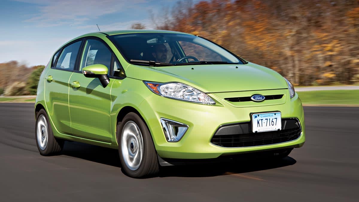 2016 Ford Fiesta on the CR track.