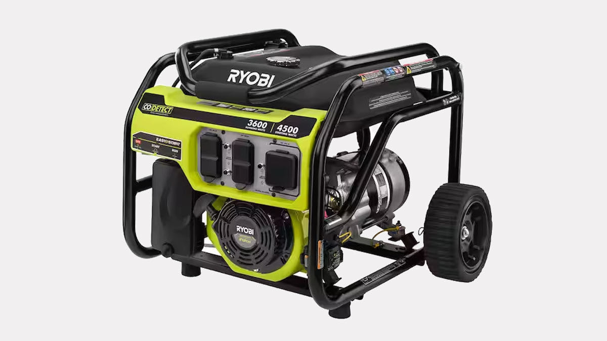 Ryobi Stops Sales of RY903622VNM Portable Generator for CO Sensor