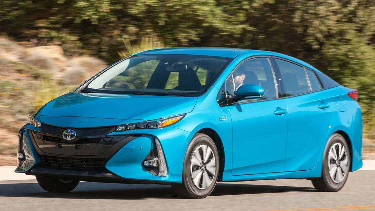 2017 Toyota Prius Prime driving
