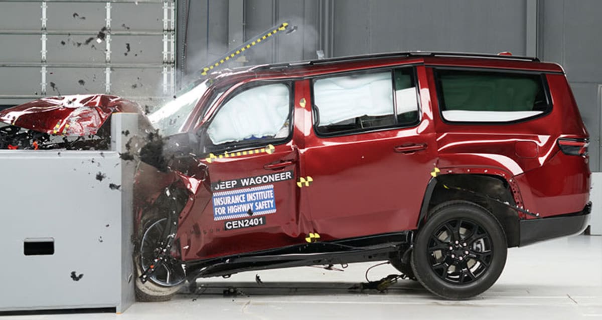Jeep Wagoneer IIHS Crash Test