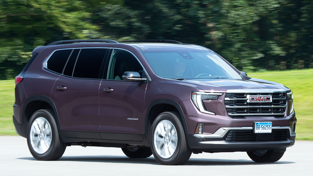 2024 GMC Acadia driving