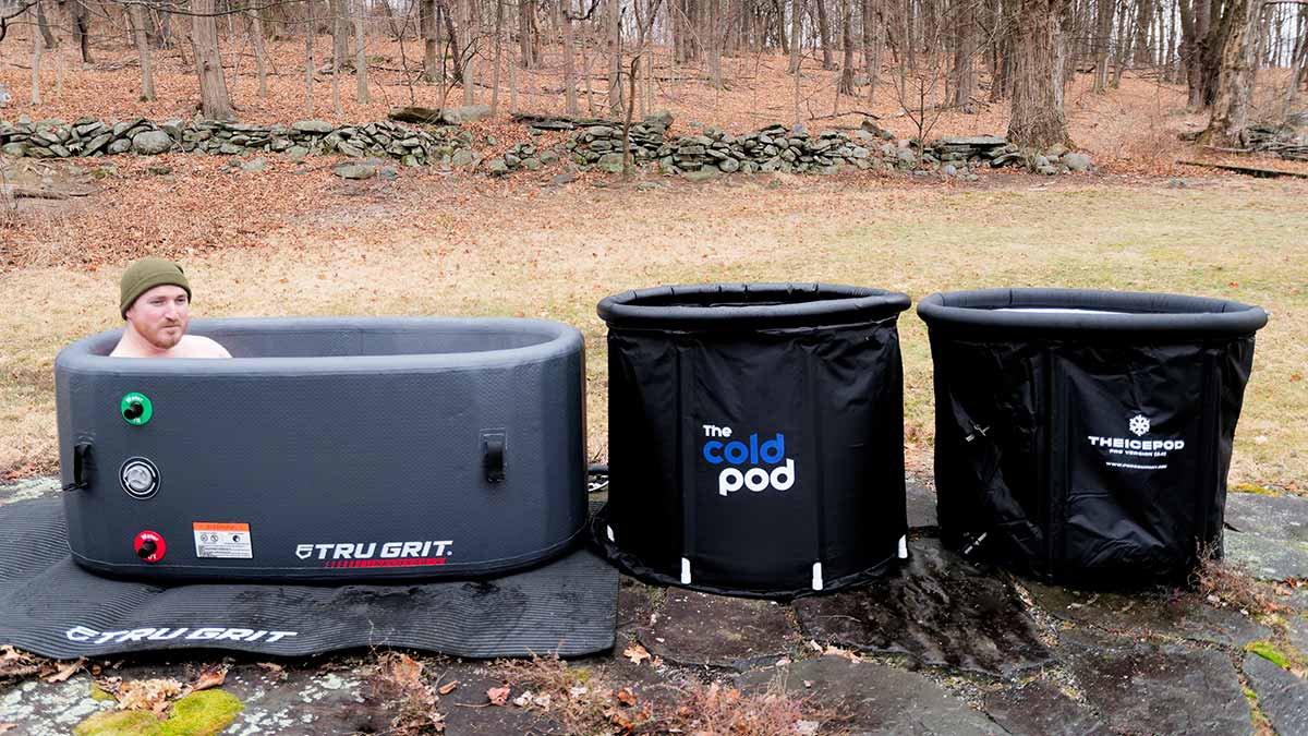 IceDoc XL Cold Plunge Ice Bath Tub - Inflatable Recovery Pod With Accessories