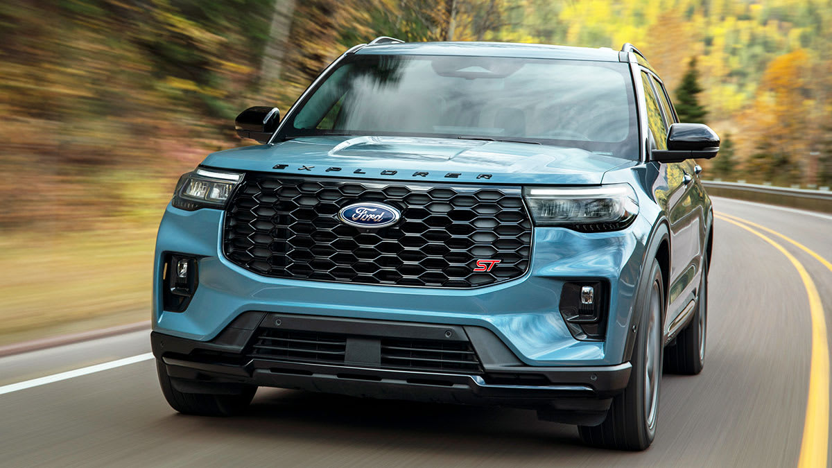 2025 Ford Explorer ST front, driving