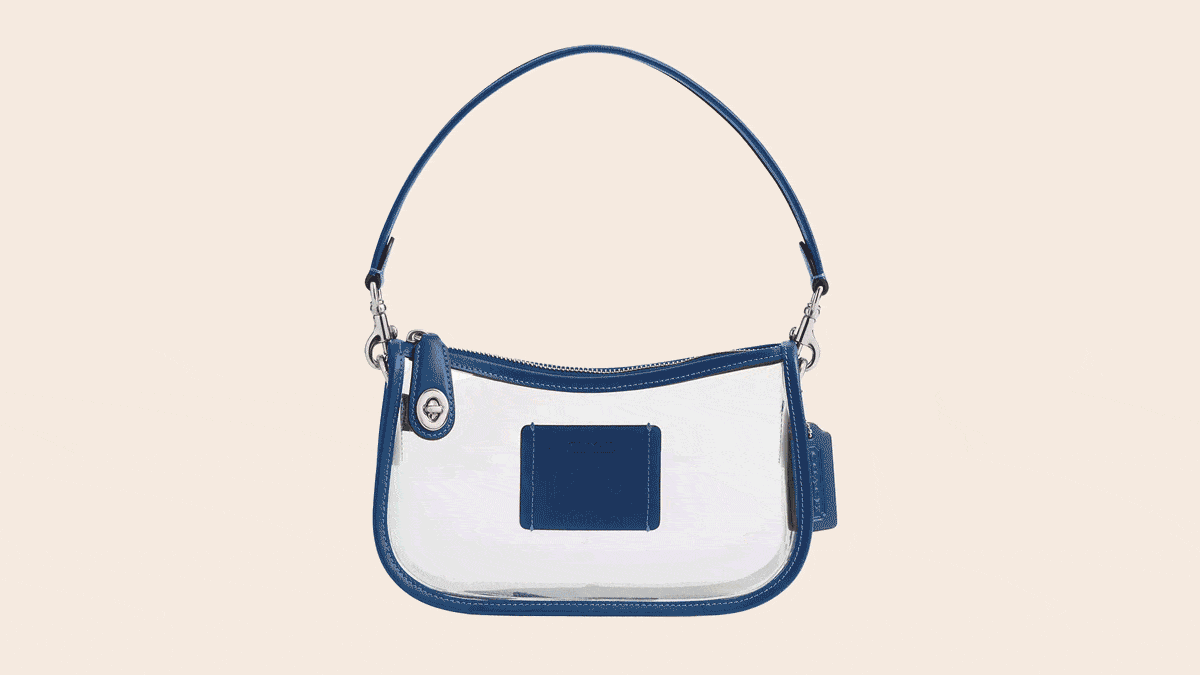 Clear stadium bags from Coach, Away, Wild Fable, Nike, Beis, Vera Bradley