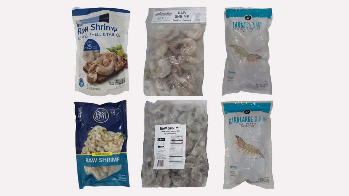 Waterfront Bistro Raw Shrimp EZ Peel Shell-On Jumbo 21-25, AquaStar 13/15 Raw Shrimp Easy Peel Deveined, Publix 31/40 Large Shrimp Peeled & Deveined Tail-On, Best Yest Shrimp Raw EZ Peel Shell On, AquaStar 16/20 Raw White Shrimp Easy-Peel Shell-On, Publix 21 /25 Raw Extra-Large Shrimp Easy to Peel Deveined
