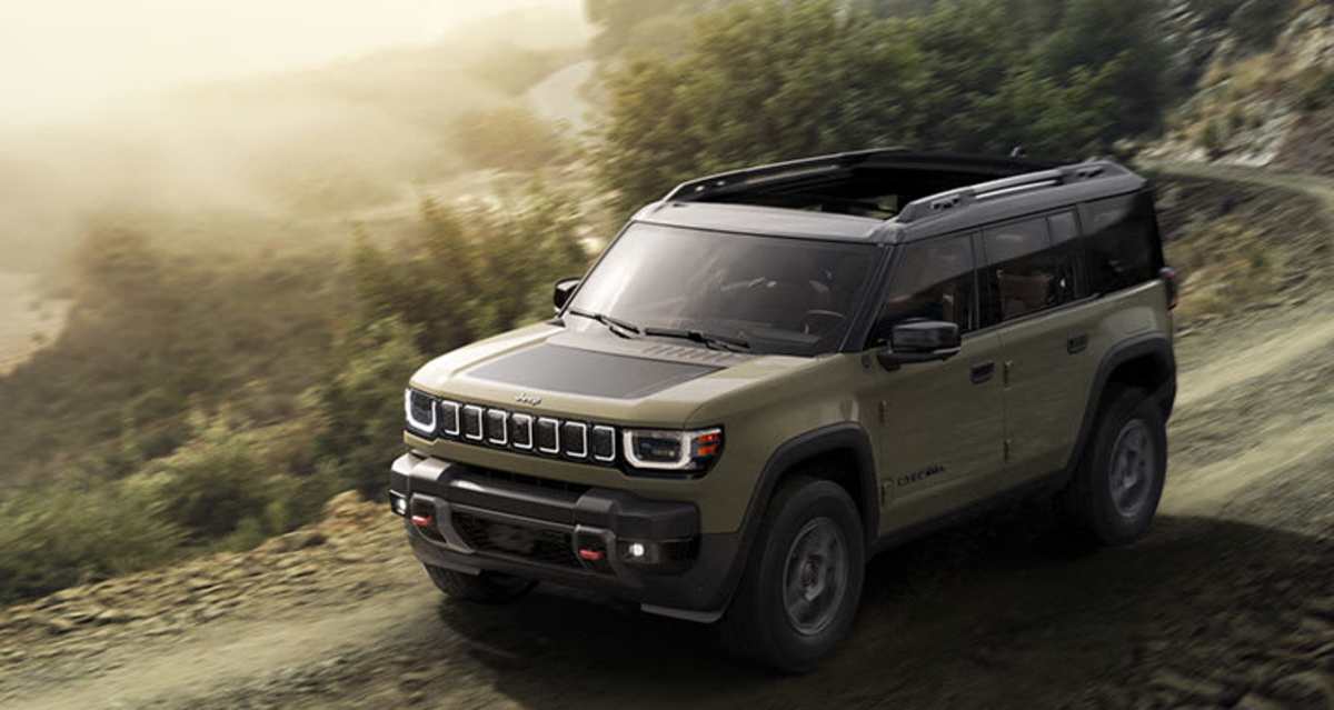 2027 Jeep Recon EV on dirt road