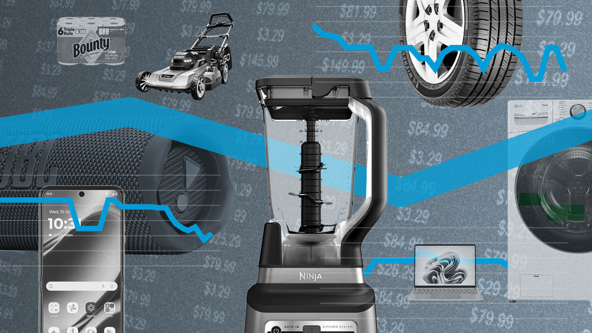 Products with trend lines to track prices
