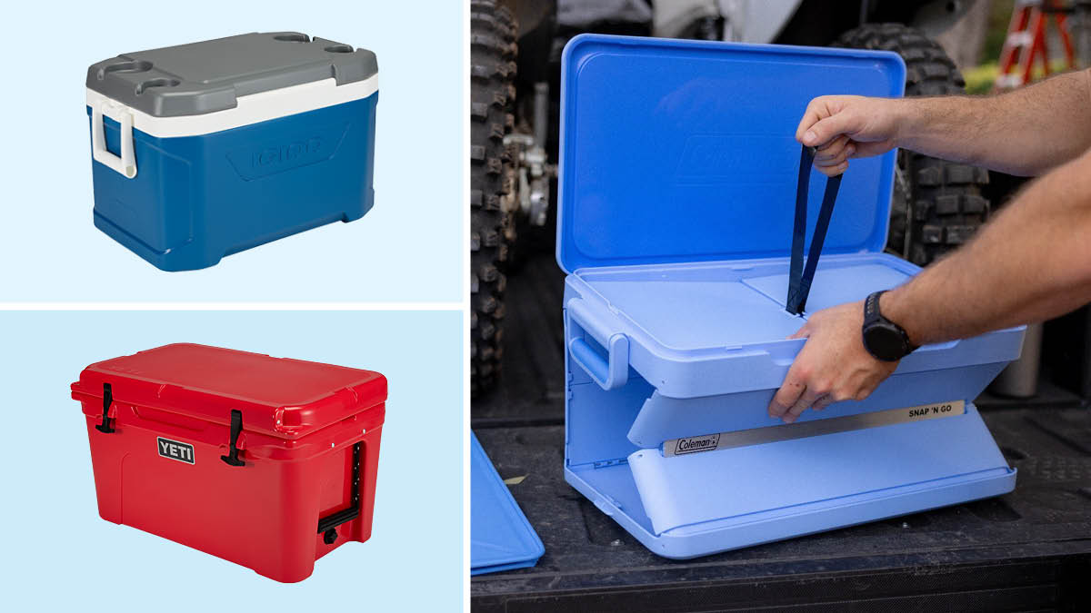 Coleman, Yeti, Igloo coolers