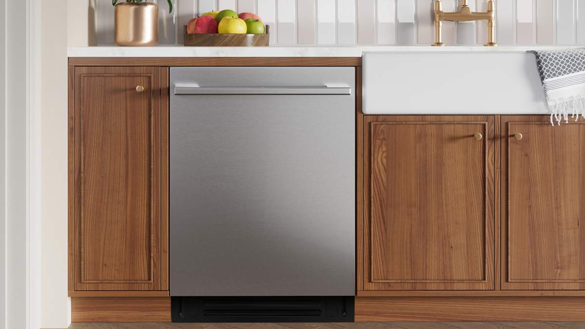 LG Studio SDNTHS72S dishwasher in kitchen