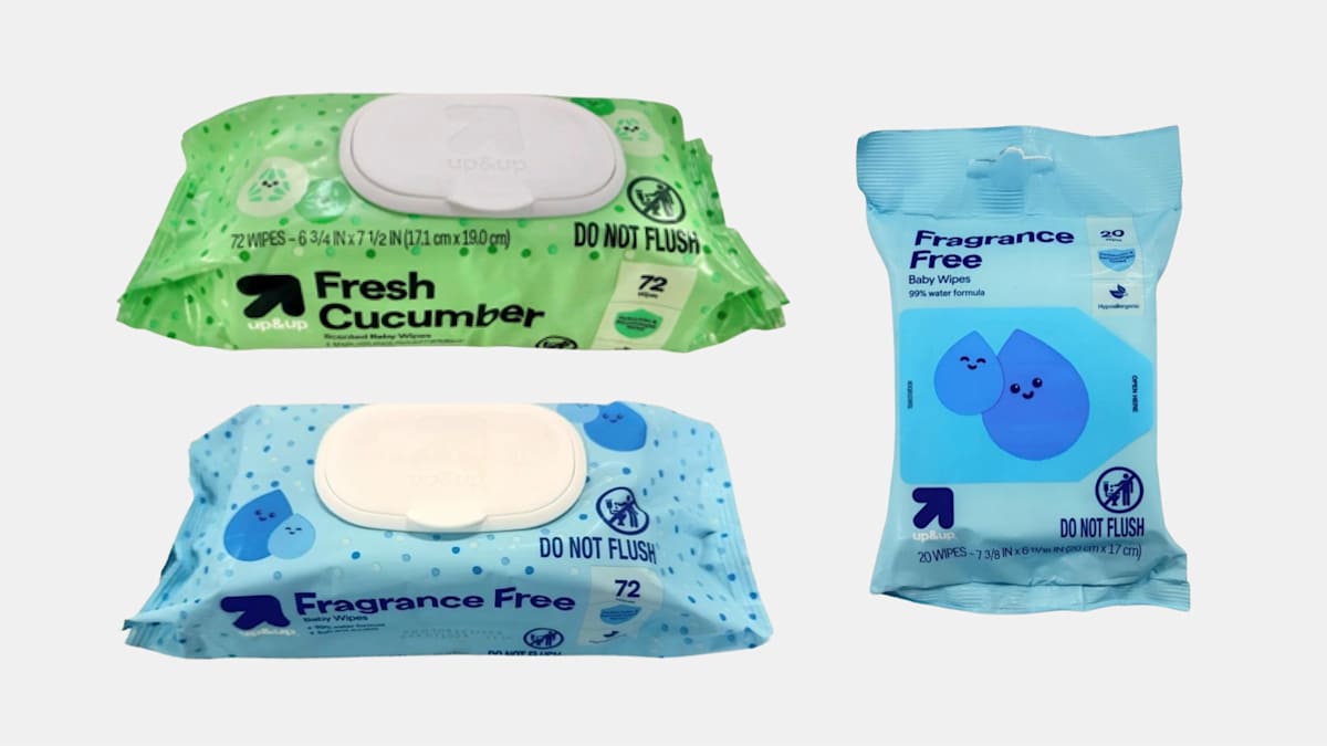 Up&Up Fresh cucumber and fragrance free baby wipes