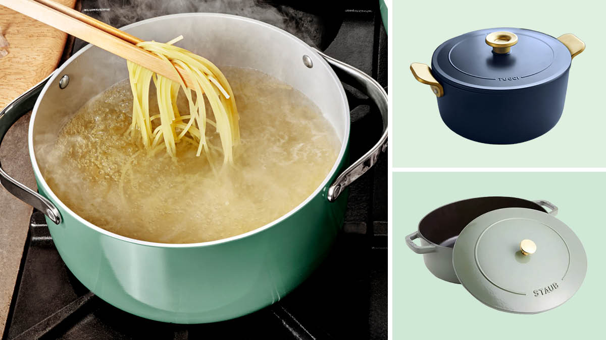 Caraway, Staub, Greenpan dutch ovens