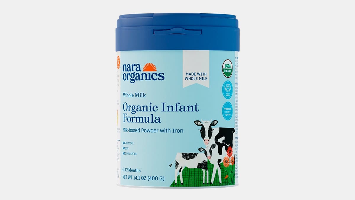 Recalled Nara Organics Whole Milk Infant Formula