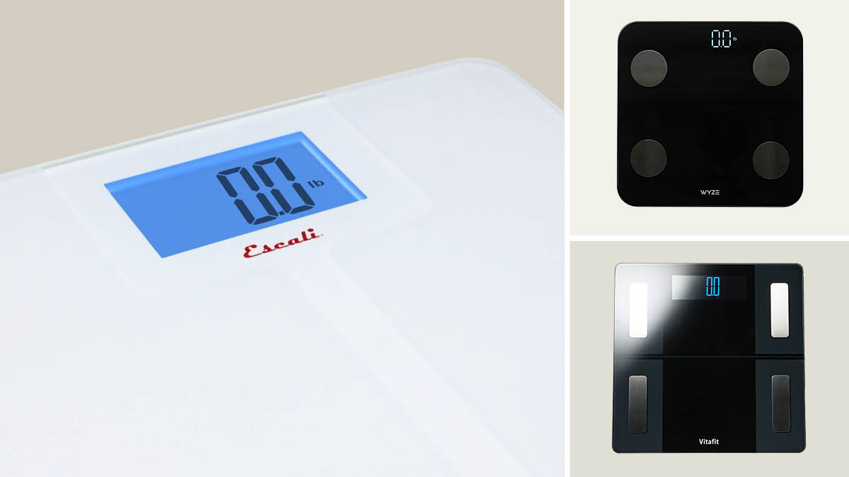 Escali High Capacity Anti-Slip HC225W, Wyze Scale S, Vitafit VT715 bathroom scales.