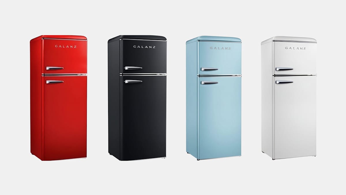 Recalled Galanz Retro Refrigerator models: BCD-215V-62H, GLR76TBKER, GLR76TBEER, and GLR76TWEER