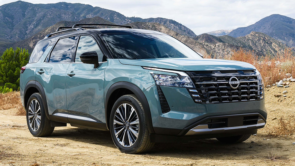 2026 Nissan Pathfinder parked off road