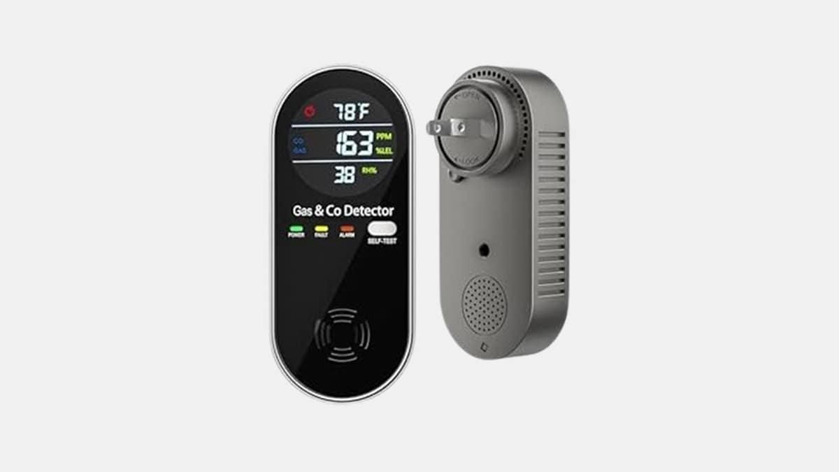 recalled 4 in 1 Plug in Natural Gas and Carbon Monoxide Detectors Model KH158.