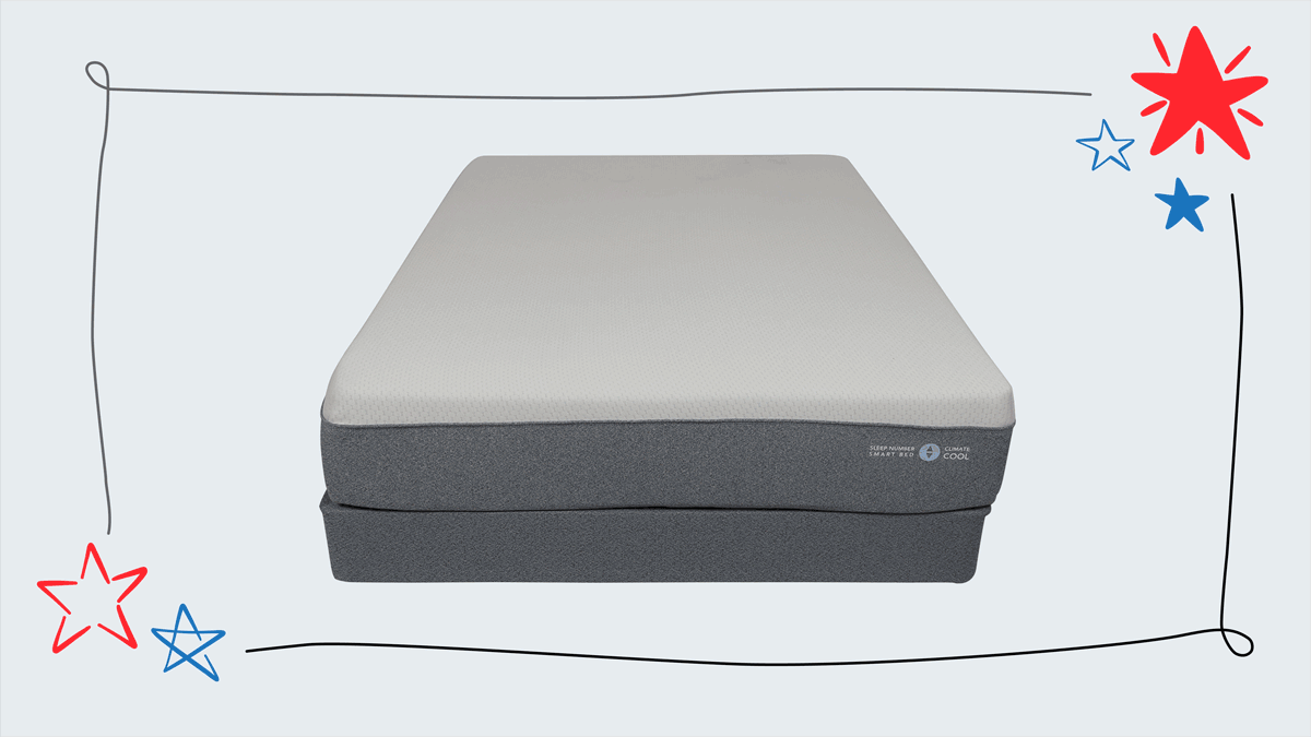 Sleep Number ClimateCool mattress, Vizio VQM65C-10 TV, and Snailax Shiatsu Back Massager With Heat