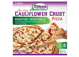 Roasted Vegetable Cauliflower Crust Pizza