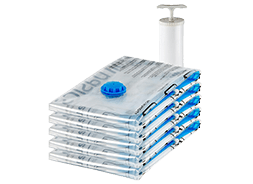 Vacuum Compression Zipper Storage Bags with Hand Pump