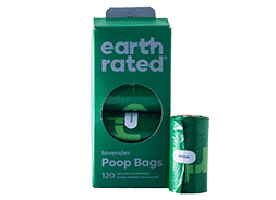 Dog Poop Bags Guaranteed Leak Proof and Extra Thick Lavender Scented