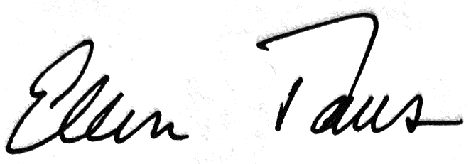 Ellen Taus' signature