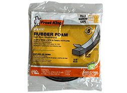 Self Stick Rubber Foam Weatherseal