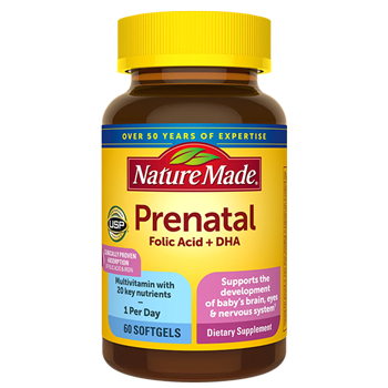 Nature Made Prenatal Multivitamin Folic Acid + DHA Softgels