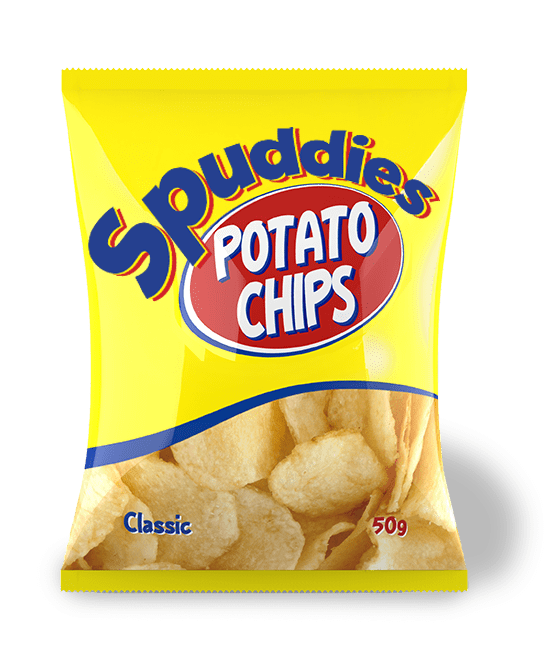 Spuddies brand potato chips - Family Size
