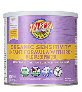 Earth's Best Organic Sensitivity Infant Formula