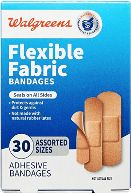Walgreens Flexible Fabric Bandages, Assorted