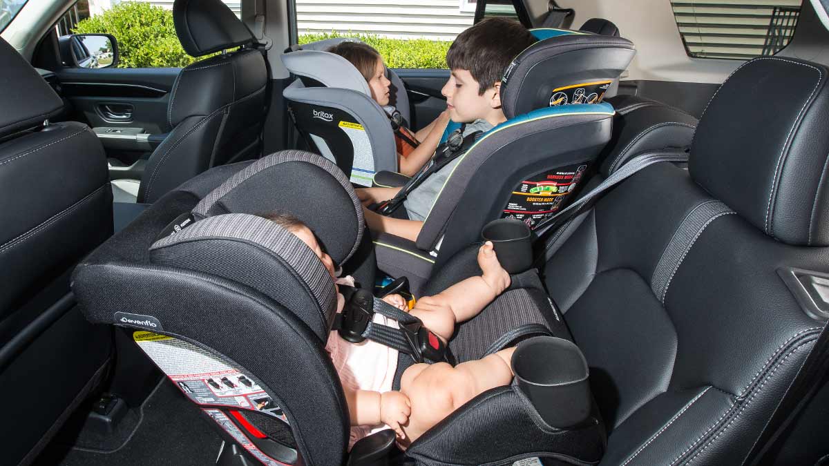 Best Cars for Fitting 3 Child Car Seats Across the Second Row